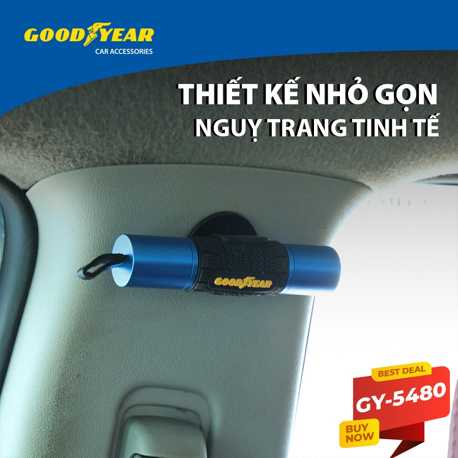 Dụng Cụ Phá Kính Cắt Dây An Toàn Thoát Hiểm GOODYEAR GY-5480