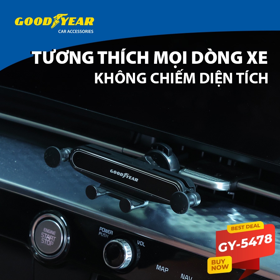 Giá Đỡ Điện Thoại Kẹp Khe Điều Hòa Ô Tô GOODYEAR GY-5478