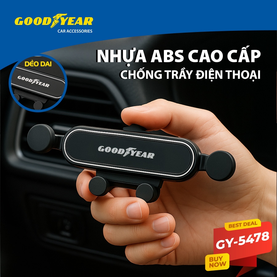 Giá Đỡ Điện Thoại Kẹp Khe Điều Hòa Ô Tô GOODYEAR GY-5478