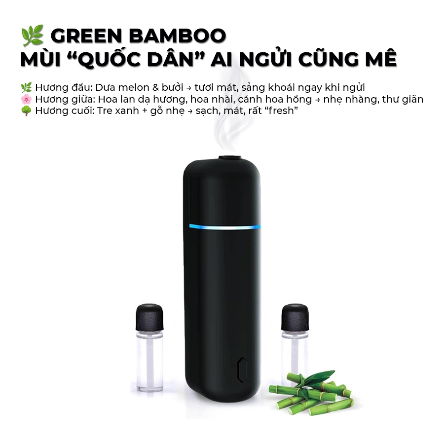 Máy Khuếch Tán Tinh Dầu Ô Tô Mini Cao Cấp | Phun Sương Siêu Âm | Xịt Thơm Tự Động FK02 - Nhập Khẩu Chính Hãng