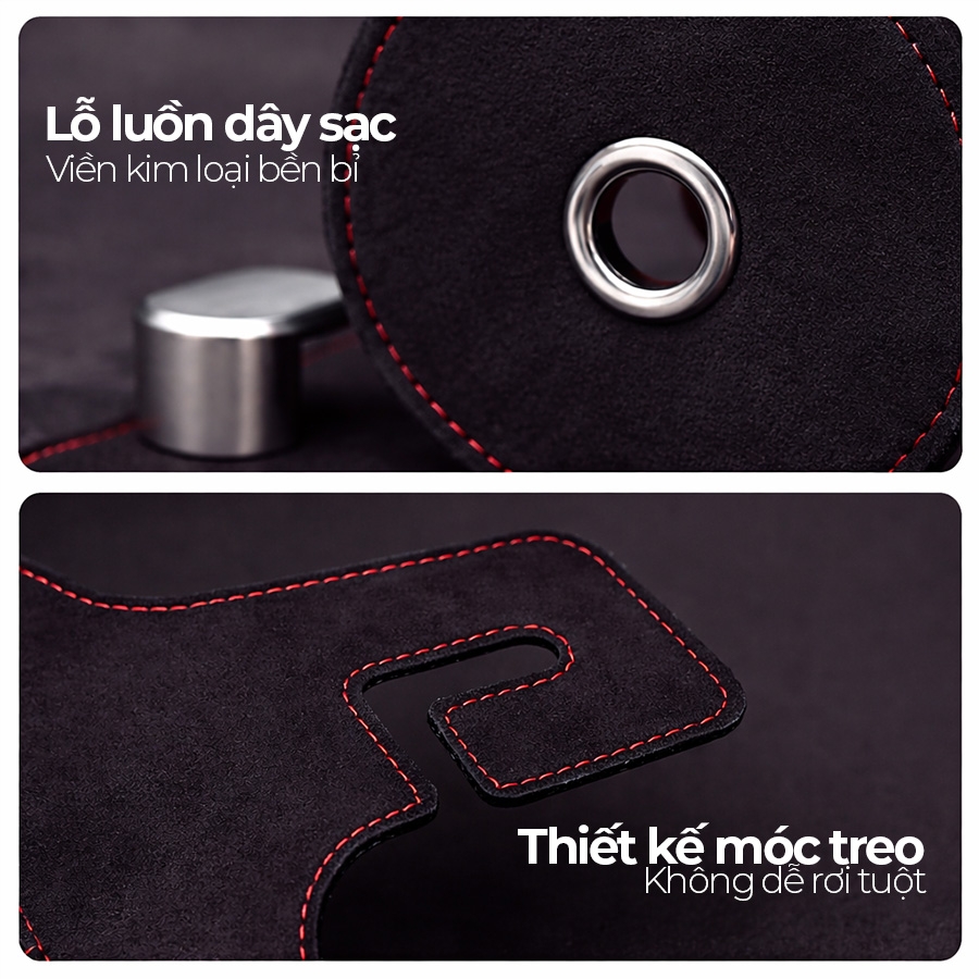 Móc Treo Đa Năng Có Hộc Đựng Ly Trên Ô Tô CIND BO-L021 Bằng Kim Loại Bọc Da Lộn Màu Đen Sang Trọng Cho Nội Thất Xe - Nhập Khẩu Chính Hãng