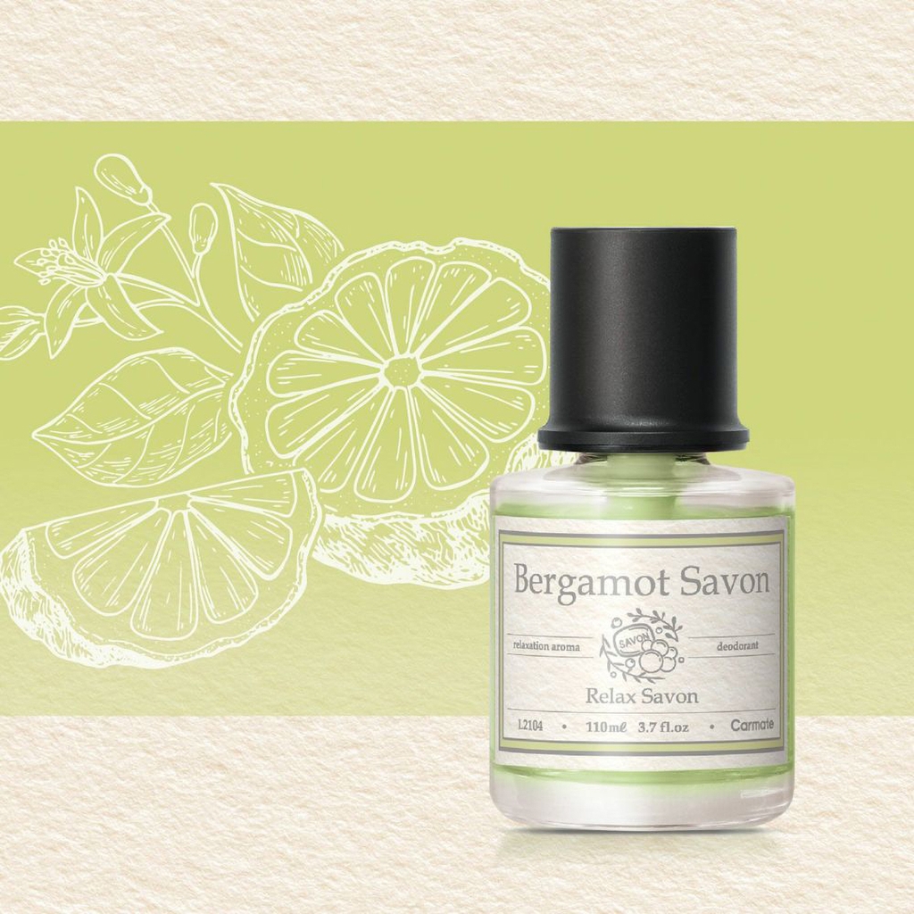 Nước Hoa Ô Tô CARMATE Relax Savon L2104 Bergamot Savon 110ml - Nhập Khẩu Chính Hãng