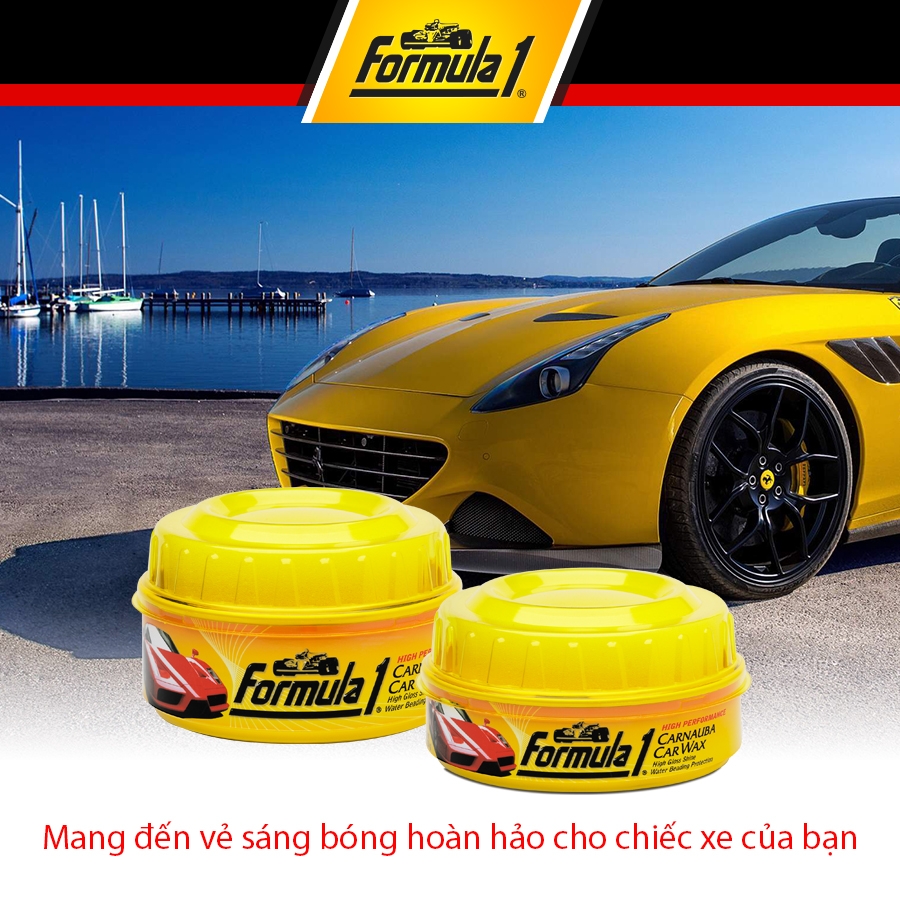 Combo Phục Hồi Phong Độ Formula 1: Xóa Vết Xước, Đánh Bóng Sơn Xe + Tặng Khăn Microfiber