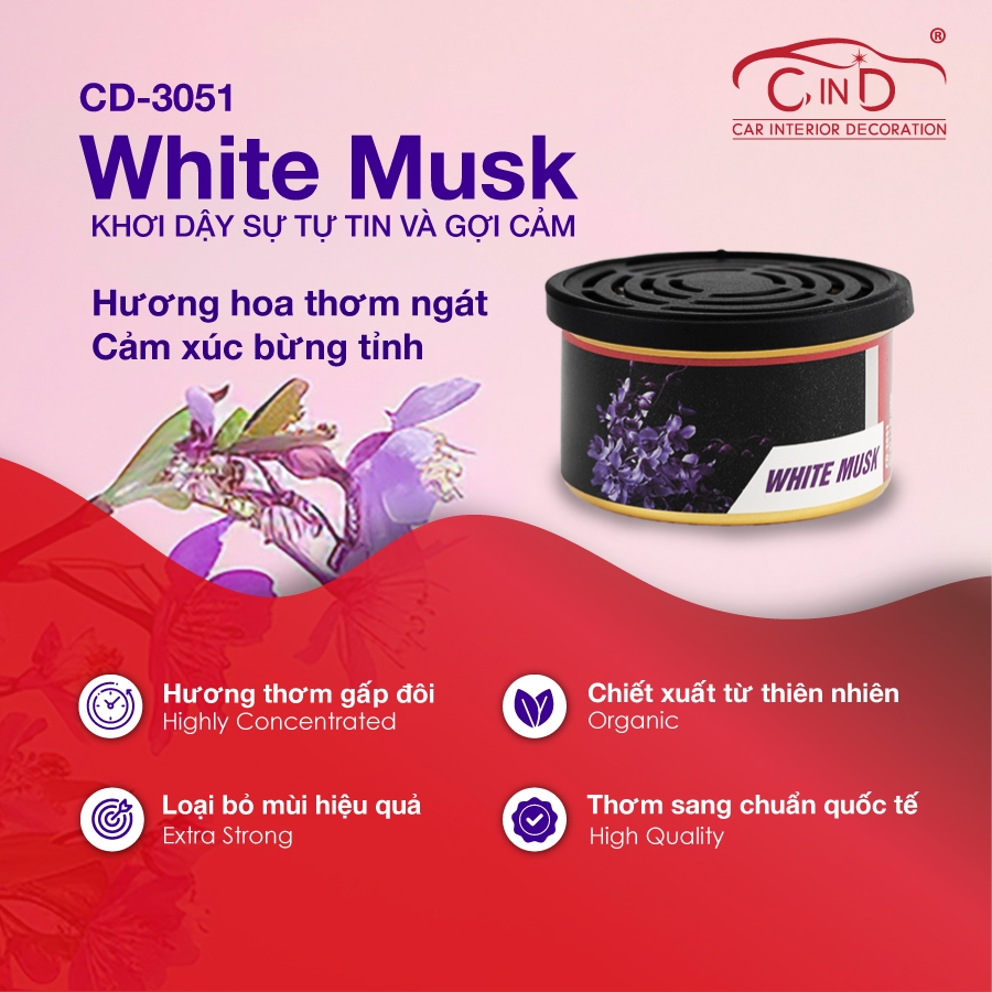 Sáp Thơm Ô Tô CIND CD-305 Hương Thơm Độc Quyền Tinh Tế Mỗi Ngày