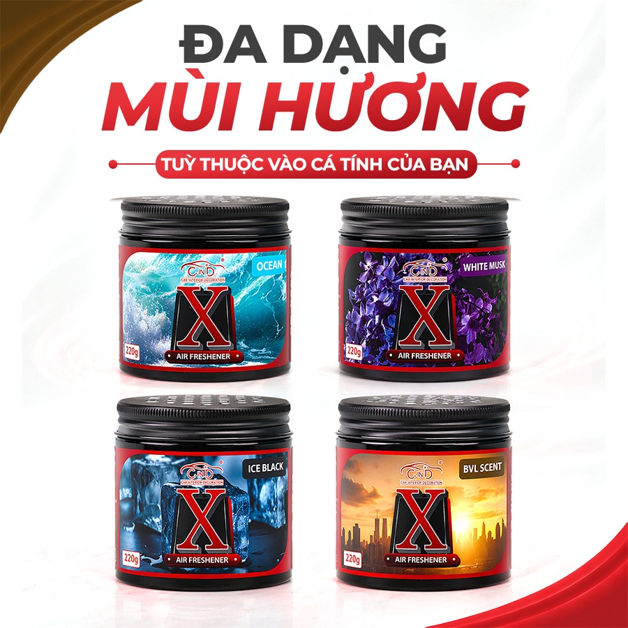 Sáp Thơm Ô Tô CIND X-Gel CD-X003 BVL Scent 220g