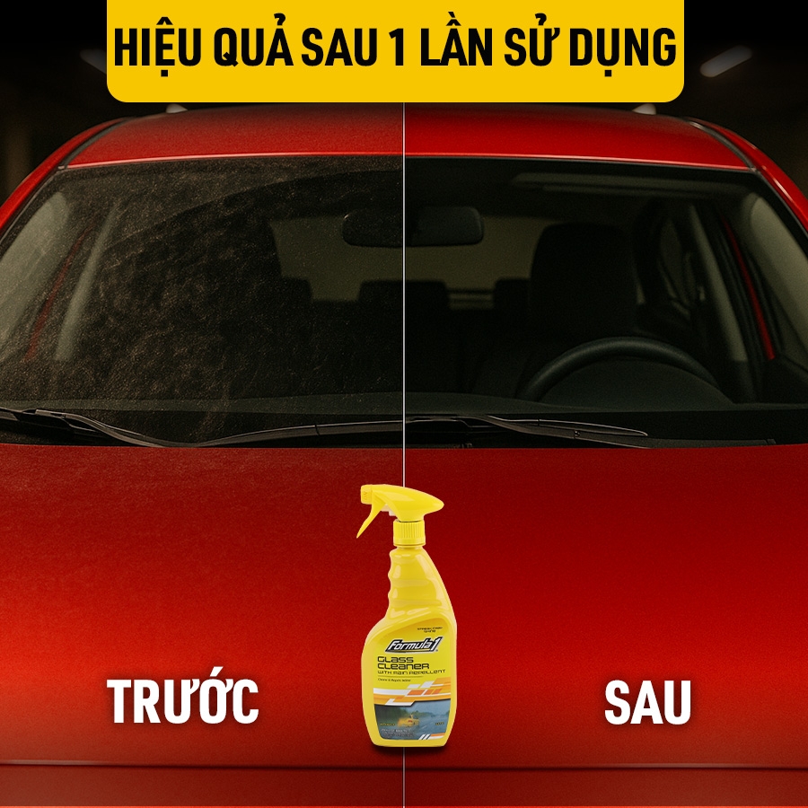 Nước Rửa Kính Chống Bám Nước FORMULA 1 615817 680ml - Nhập Khẩu Chính Hãng