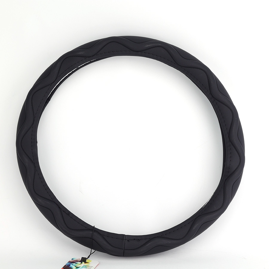 Bọc Vô Lăng CIND Y019 Size M Màu Đen Da PU Lõi TPE Chống Trượt Siêu Êm - Nhập Khẩu Chính Hãng