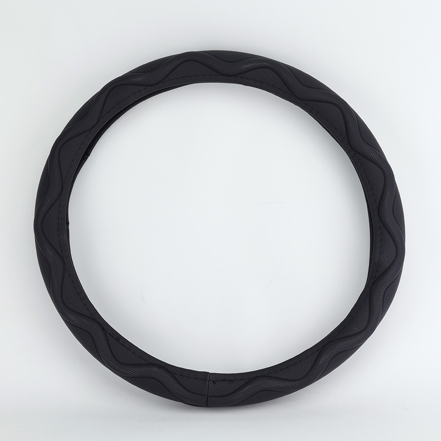 Bọc Vô Lăng CIND Y019 Size M Màu Đen Da PU Lõi TPE Chống Trượt Siêu Êm - Nhập Khẩu Chính Hãng