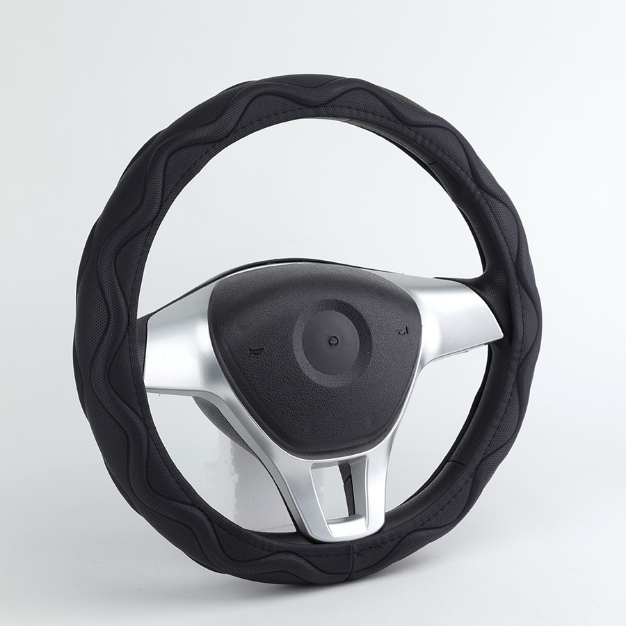 Bọc Vô Lăng CIND Y019 Size M Màu Đen Da PU Lõi TPE Chống Trượt Siêu Êm - Nhập Khẩu Chính Hãng