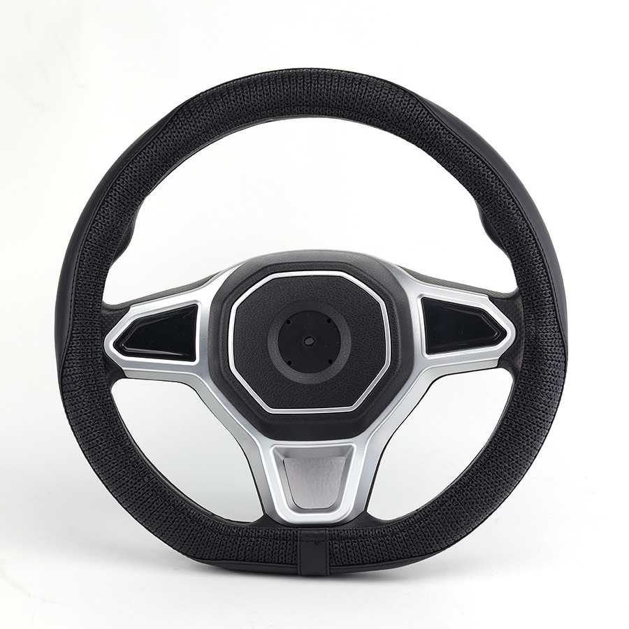 Bọc Vô Lăng D-Cut CIND E011D Size M Màu Đen Da PU Lõi TPE Chống Trượt Siêu Êm - Nhập Khẩu Chính Hãng