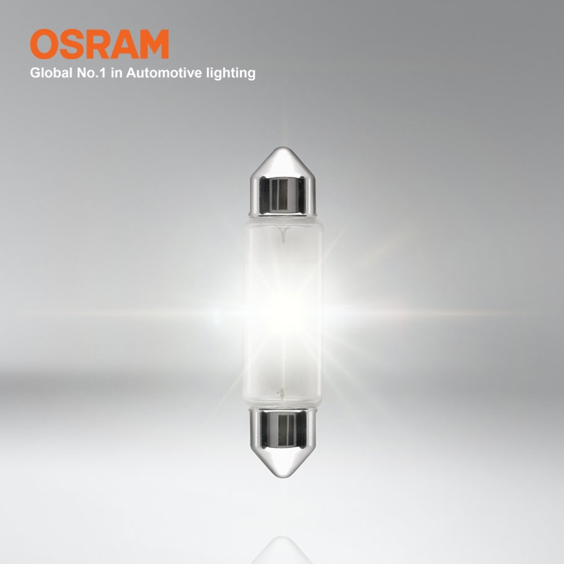 Combo 10 Bóng Đèn Cana Dài OSRAM Original C5W 12V 5W - Nhập Khẩu Chính Hãng