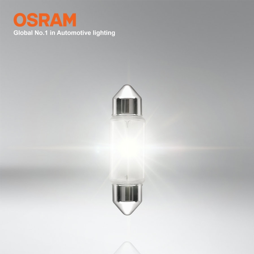 Combo 10 Bóng Đèn Cana Trung OSRAM Original C5W 12V 10W - Nhập Khẩu Chính Hãng