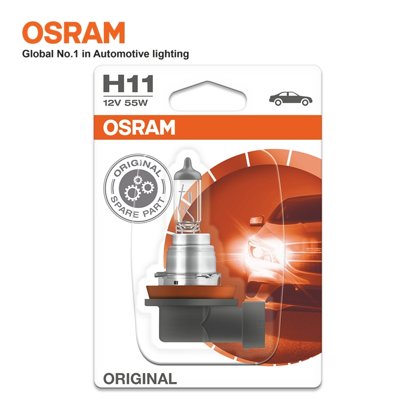 Bóng Đèn Halogen OSRAM Original H11 12V 55W - Nhập Khẩu Chính Hãng