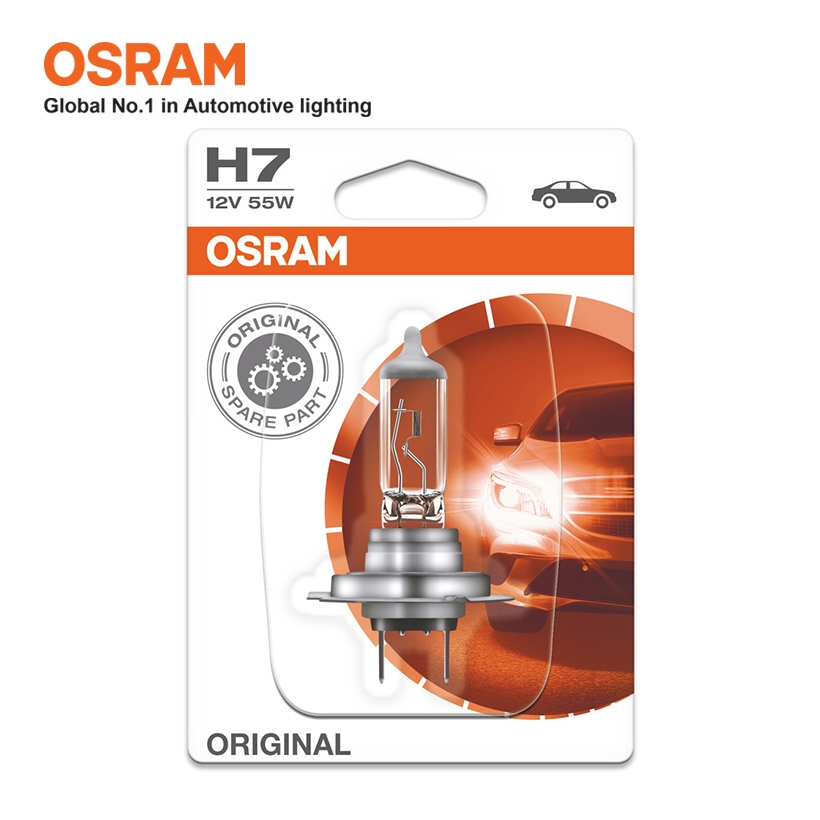 Bóng Đèn Halogen OSRAM Original H7 12V 55W - Nhập Khẩu Chính Hãng