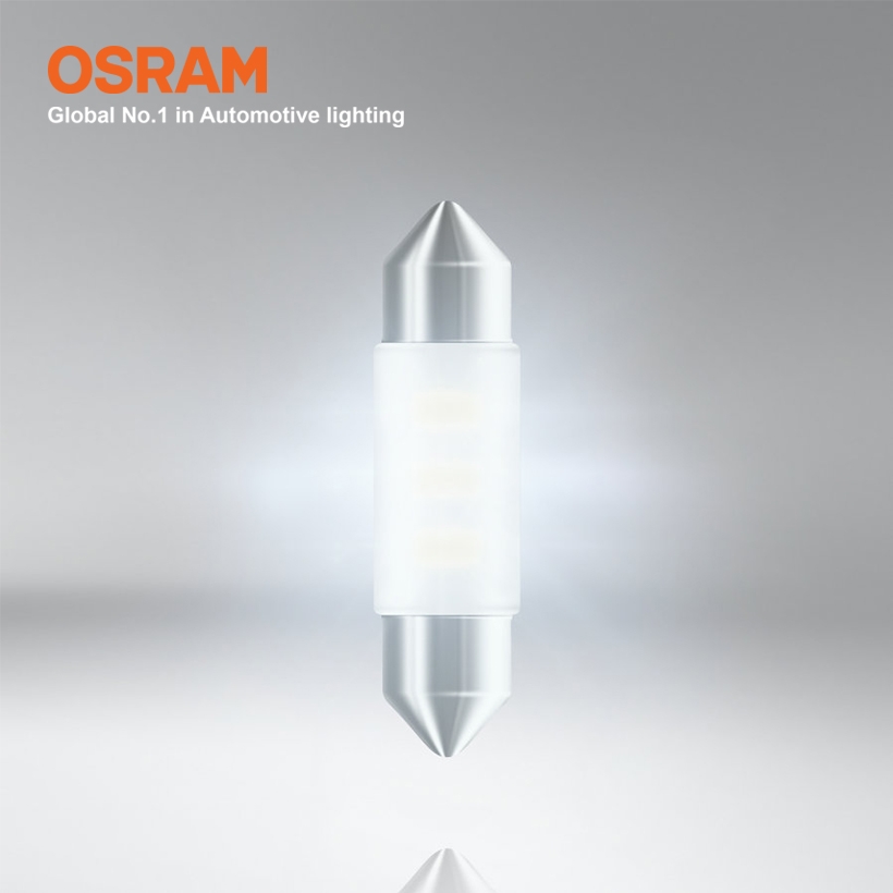 Bóng Đèn Led Cana Trung OSRAM Standard Retrofit C5W 12V Màu Trắng Cool - Nhập Khẩu Chính Hãng