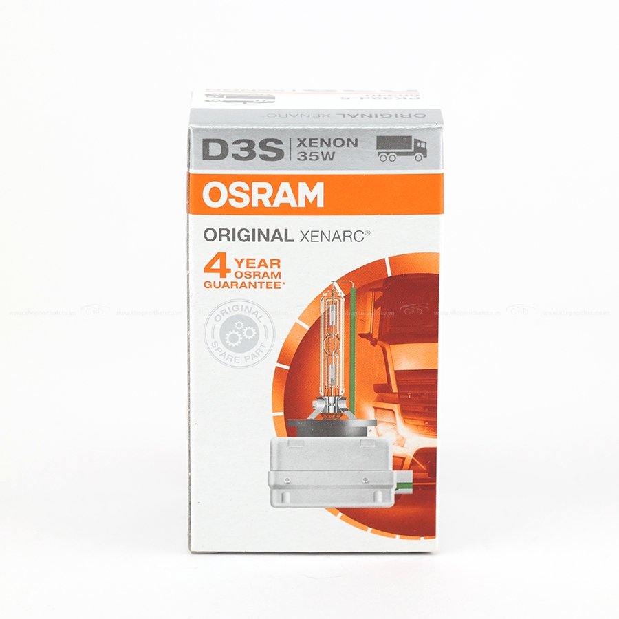 Bóng Đèn Xenon OSRAM Original D3S 66340 12V 35W - Nhập Khẩu Chính Hãng