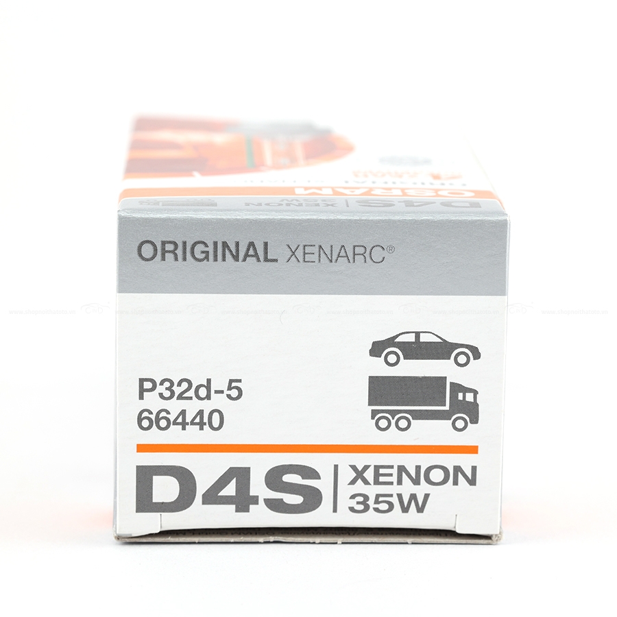 Bóng Đèn Xenon OSRAM Original D4S 66440 12V 35W - Nhập Khẩu Chính Hãng