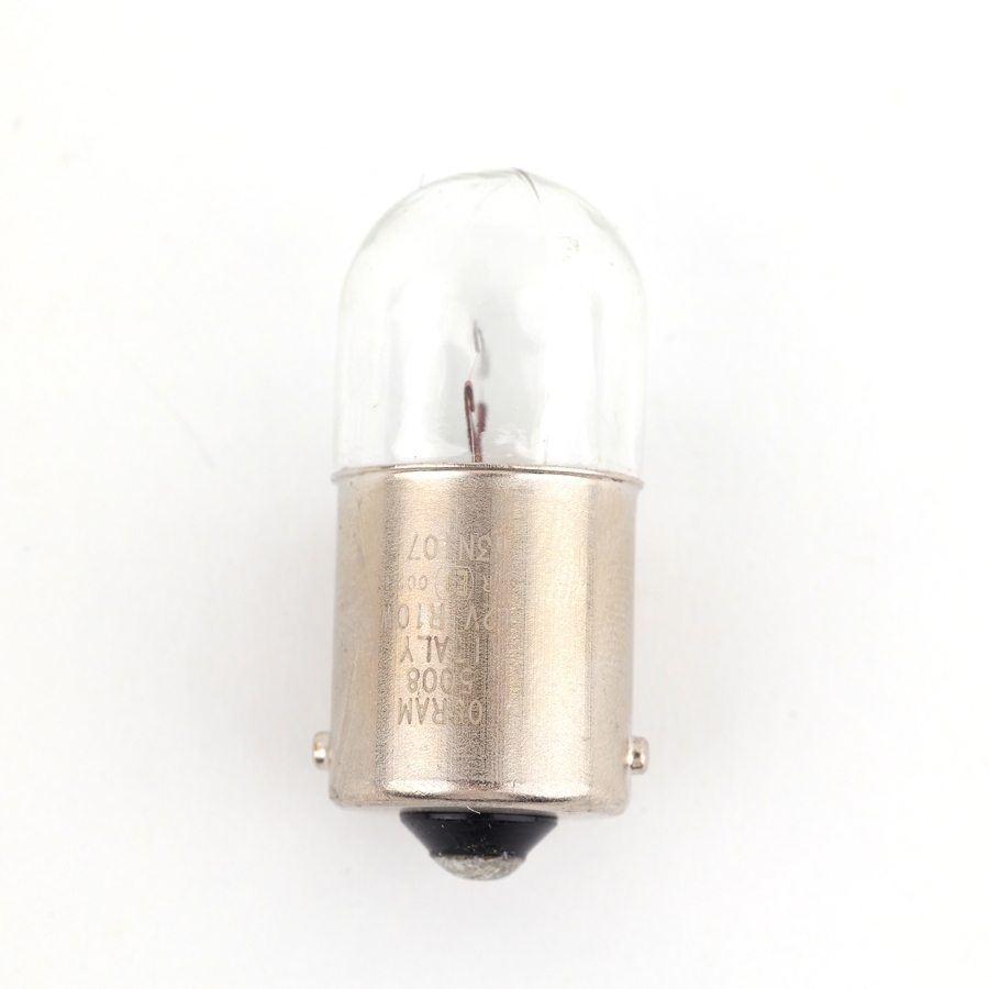 Combo 10 Bóng Đèn Ô Tô Tín Hiệu Xi Nhan 1 Tim Halogen OSRAM Original Dùng Cho Nhiều Dòng Xe Hơi Chân R10W 5008 12V 10W (Chân Thẳng)