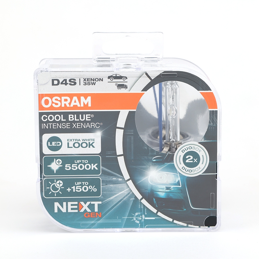 Combo 2 Bóng Đèn Xenon (Next Gen) OSRAM Cool Blue Intense D4S 66440CBN 12V 35W - Nhập Khẩu Chính Hãng