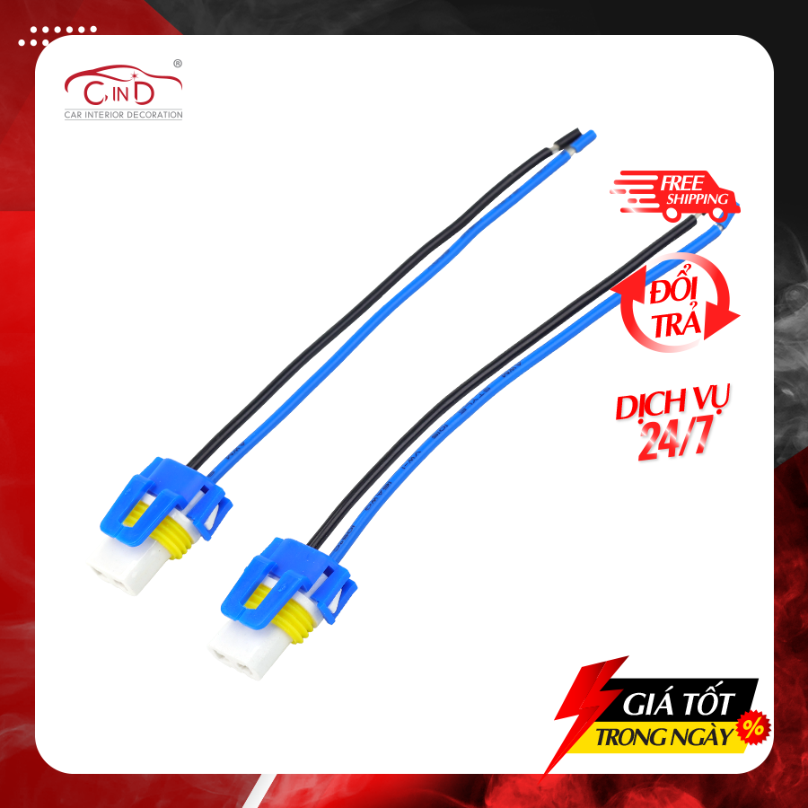 Combo 2 Chuôi Đèn Chân HB3 9005 HDS21 Lõi Ceramic - Nhập Khẩu Chính Hãng