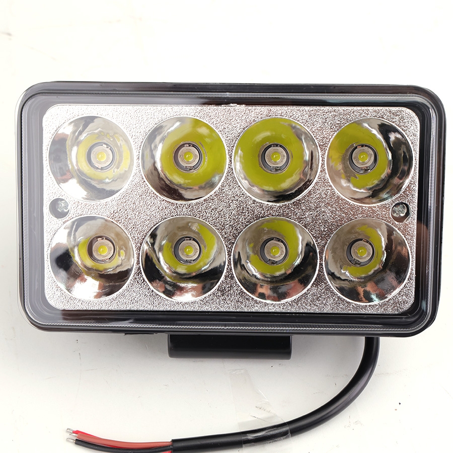 Đèn LED Trợ Sáng Bảng Chữ Nhật Viair 8 Bóng Trắng 12-30V (99x152mm)