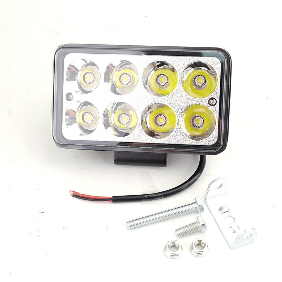Đèn LED Trợ Sáng Bảng Chữ Nhật Viair 8 Bóng Trắng 12-30V (99x152mm)