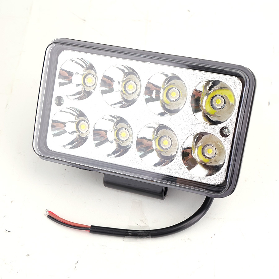 Đèn LED Trợ Sáng Bảng Chữ Nhật Viair 8 Bóng Trắng 12-30V (99x152mm)