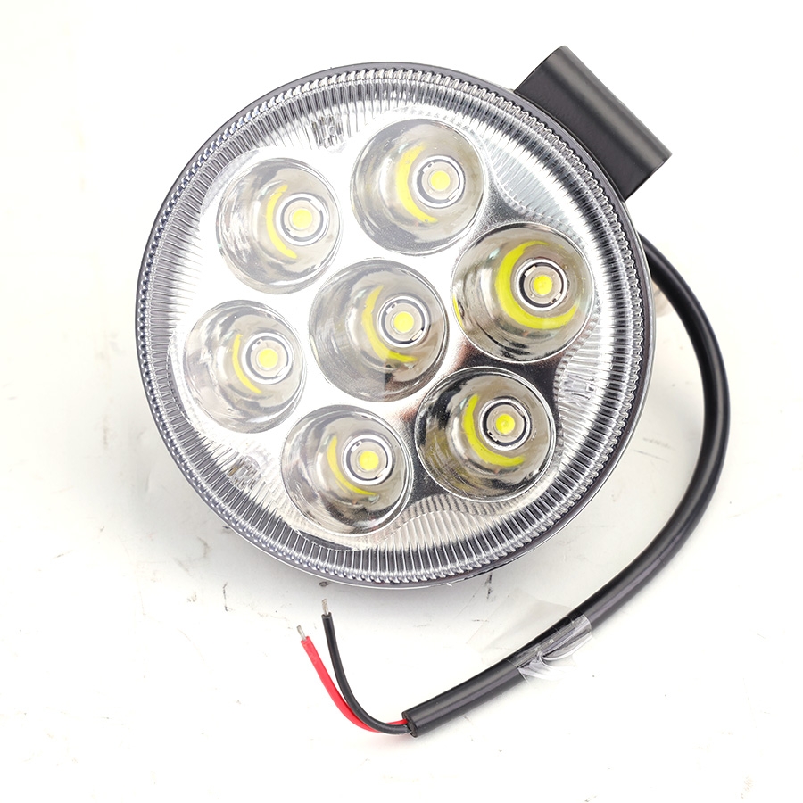 Đèn LED Trợ Sáng Tròn Viair 7 Bóng Trắng 12-30V
