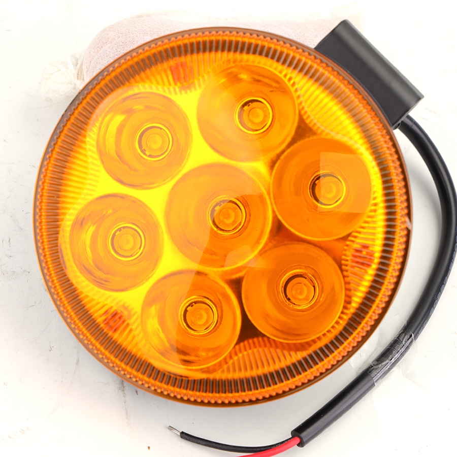 Đèn LED Trợ Sáng Tròn Viair 7 Bóng Vàng 12-30V
