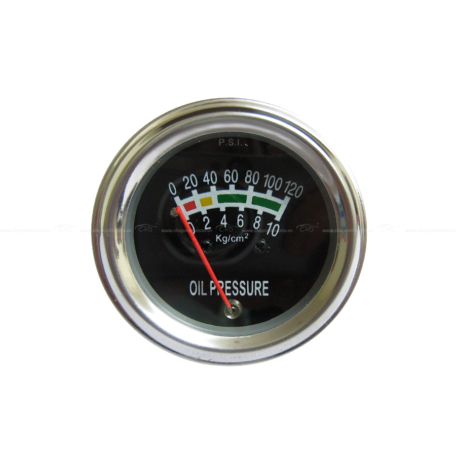 Đồng Hồ Đo Áp Suất Dầu Nhớt CIND CY-6282 10kg/cm2 - Nhập Khẩu Chính Hãng