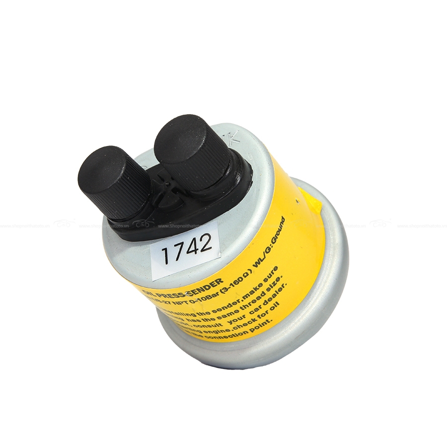 Đồng Hồ Đo Áp Suất Dầu Nhớt CIND Susuki IG52-OP-GO520S 12V - Nhập Khẩu Chính Hãng