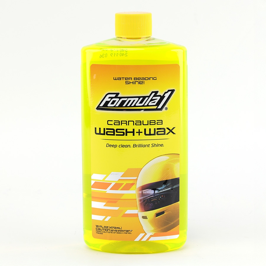 Dung Dịch Rửa Xe Kèm Phủ Bóng Carnauba Wax FORMULA 1 615016 473ml Sạch Bóng Nhanh An Toàn Cho Sơn Xe - Nhập Khẩu Chính Hãng