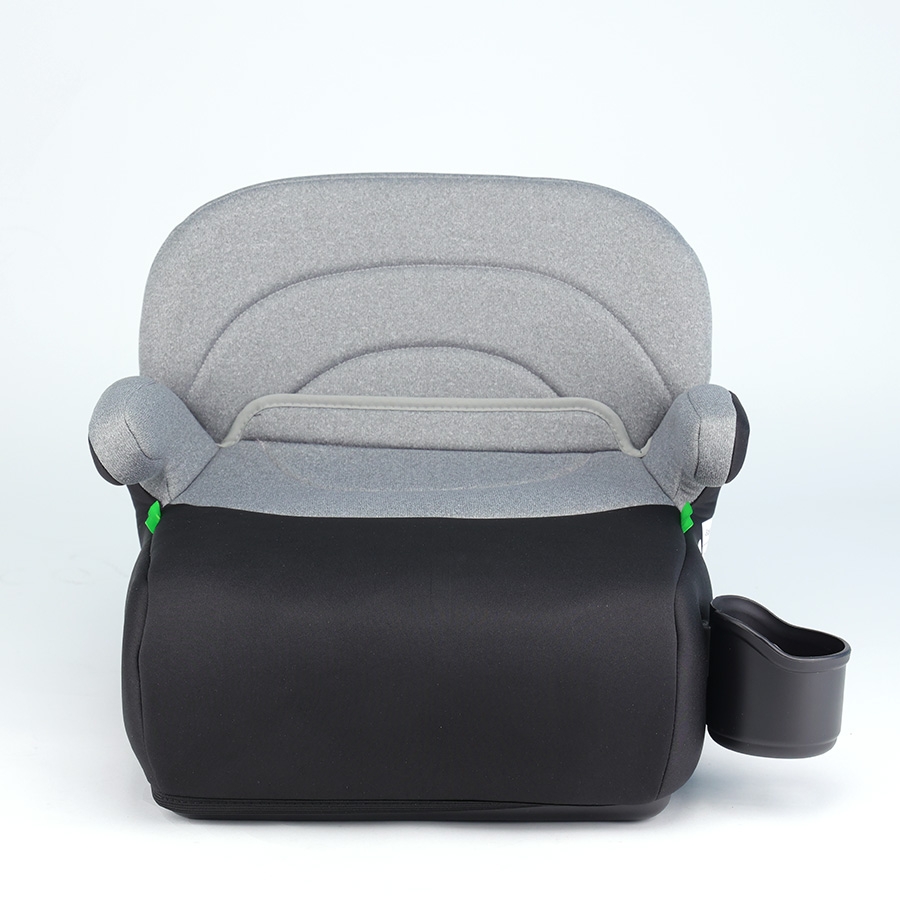 Ghế Nâng Ô Tô Trẻ Em ET-002A Booster Seat 125–150cm Màu Đen Tựa Lưng Có ISOFIX i-Size Có Khay Đựng Cốc Tiện Lợi  – Nhập Khẩu Chính Hãng