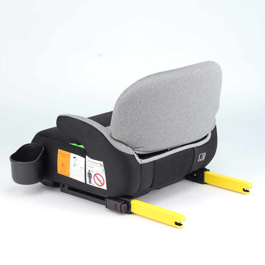 Ghế Nâng Ô Tô Trẻ Em ET-002A Booster Seat 125–150cm Màu Đen Tựa Lưng Có ISOFIX i-Size Có Khay Đựng Cốc Tiện Lợi  – Nhập Khẩu Chính Hãng