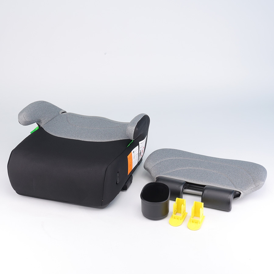 Ghế Nâng Ô Tô Trẻ Em ET-002A Booster Seat 125–150cm Màu Đen Tựa Lưng Có ISOFIX i-Size Có Khay Đựng Cốc Tiện Lợi  – Nhập Khẩu Chính Hãng