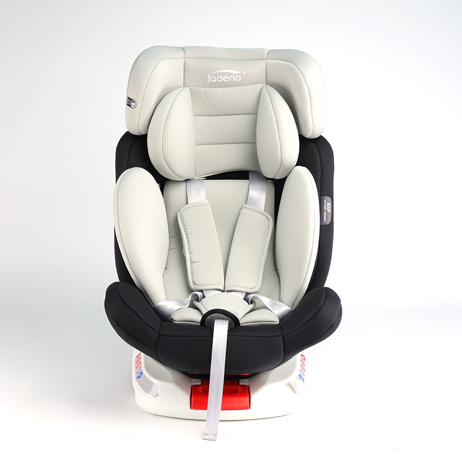 Ghế An Toàn Cho Trẻ Em QM-360A ISOFIX + Xoay 360° Thông Minh + Khoá An Toàn 5 Điểm Phiên Bản Hiện Đại Màu Xám Sang Trọng - Nhập Khẩu Chính Hãng