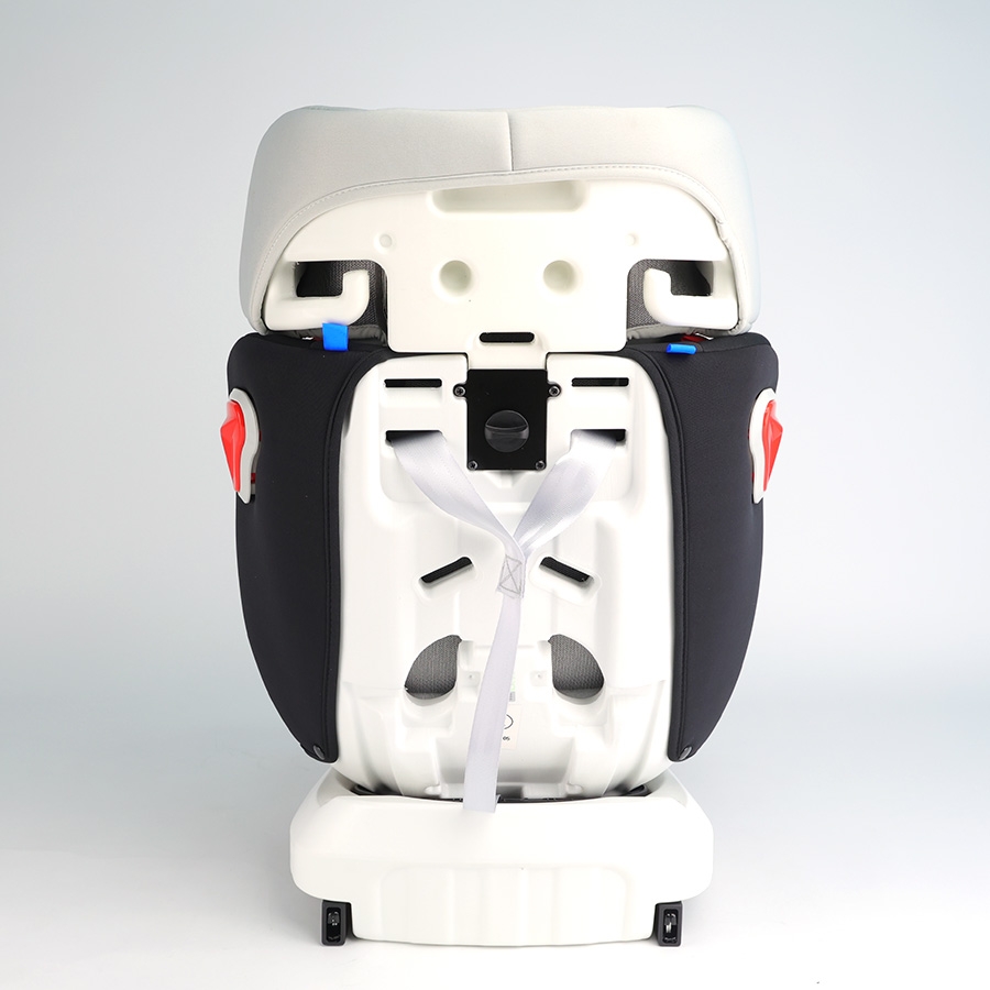 Ghế An Toàn Cho Trẻ Em QM-360A ISOFIX + Xoay 360° Thông Minh + Khoá An Toàn 5 Điểm Phiên Bản Hiện Đại Màu Xám Sang Trọng - Nhập Khẩu Chính Hãng