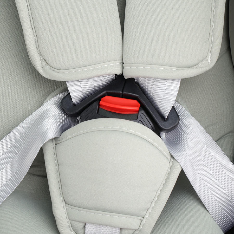 Ghế An Toàn Cho Trẻ Em QM-360A ISOFIX + Xoay 360° Thông Minh + Khoá An Toàn 5 Điểm Phiên Bản Hiện Đại Màu Xám Sang Trọng - Nhập Khẩu Chính Hãng