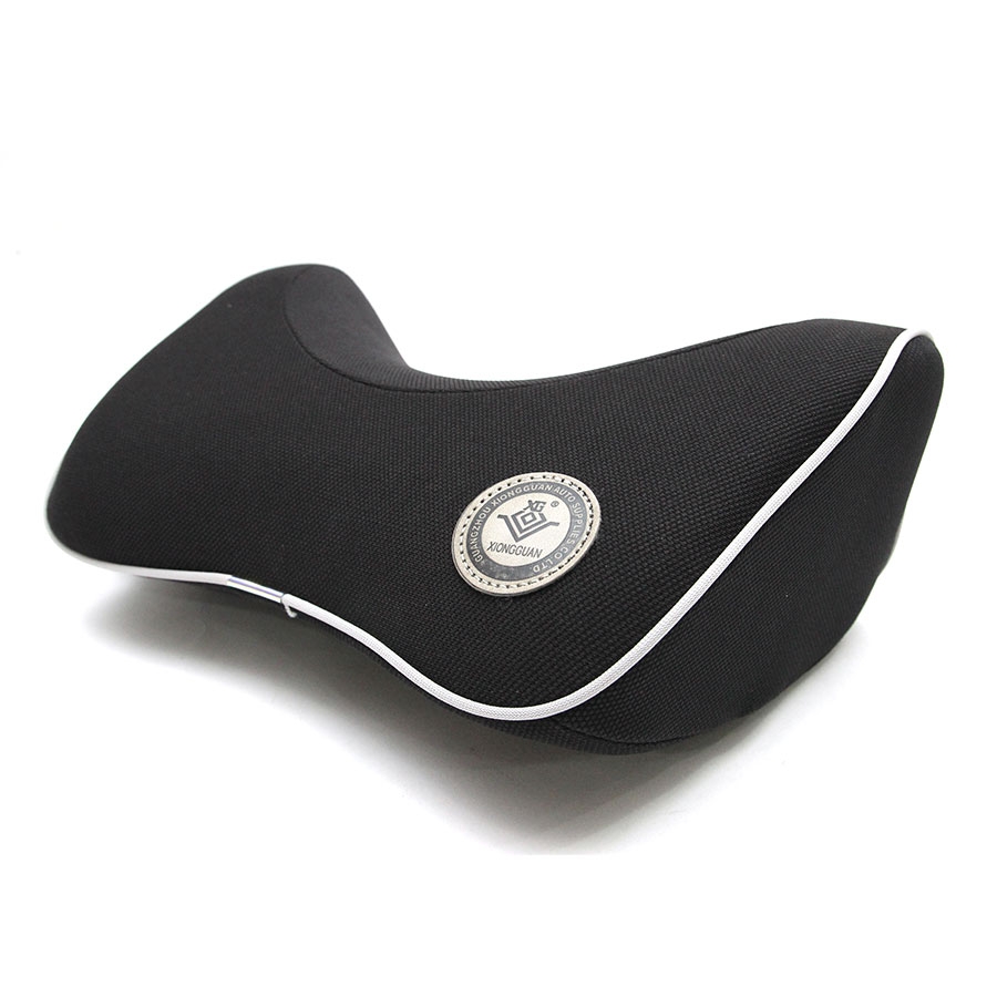 Gối Tựa Đầu Cao Su Non Vải Nỉ CIND G002 Màu Đen - Nhập Khẩu Chính Hãng