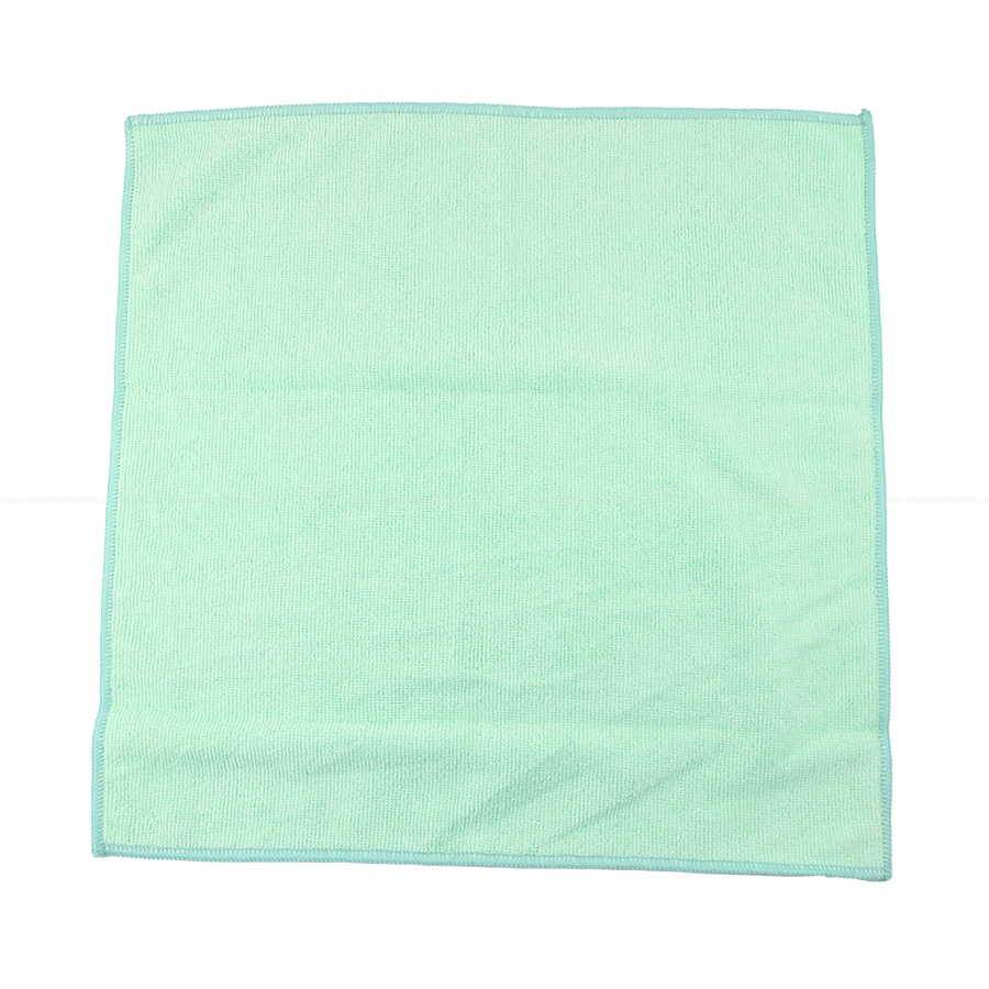 Khăn Lau Microfiber CIND Màu Lá (40*40cm) - Nhập Khẩu Chính Hãng