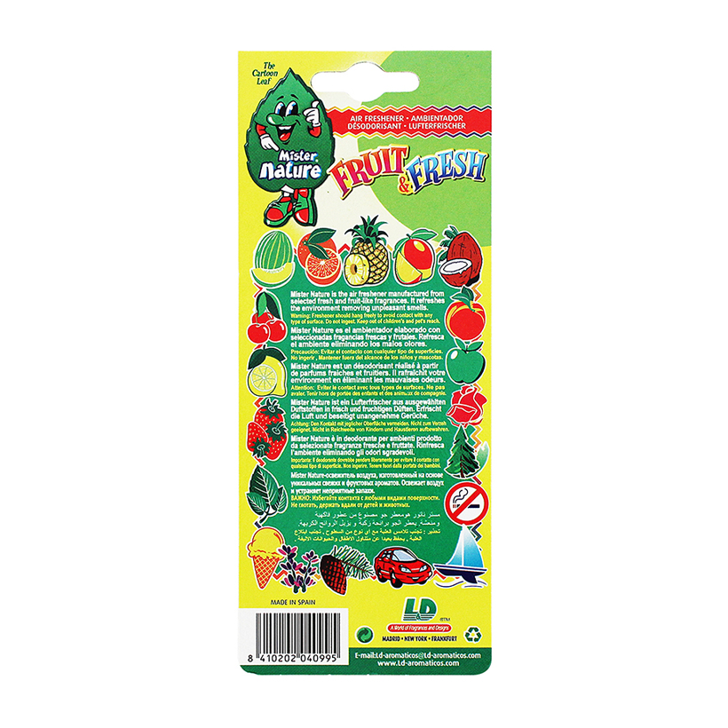 Lá Thơm Nụ Cười May Mắn L&D Mister Nature Orange - Nhập Khẩu Chính Hãng