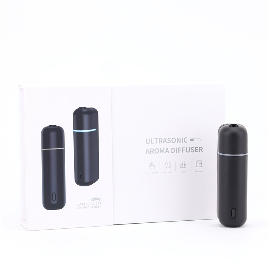 Máy Khuếch Tán Tinh Dầu Ô Tô Mini Cao Cấp | Phun Sương Siêu Âm | Xịt Thơm Tự Động FK02 - Nhập Khẩu Chính Hãng