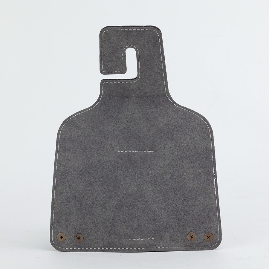 Móc Treo Đa Năng Có Hộc Đựng Ly Trên Ô Tô CIND BO-L021 Bằng Kim Loại Bọc Da Lộn Màu Xám Sang Trọng Cho Nội Thất Xe - Nhập Khẩu Chính Hãng