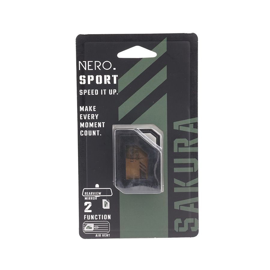 Nước Hoa Ô Tô 2in1 Treo Gương & Ghim Máy Lạnh AIR-Q Nero Sport No360 Đánh Thức Cảm Xúc Trên Mọi Hành Trình - Nhập Khẩu Chính Hãng