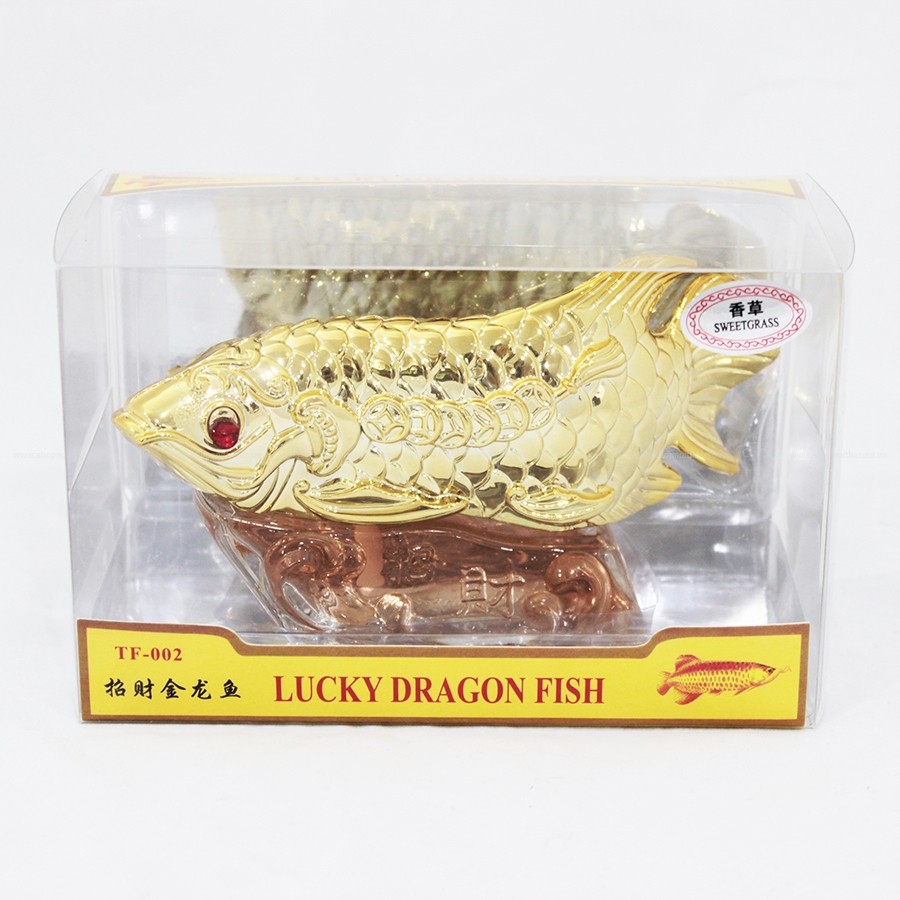 Nước Hoa Ô Tô CIND Cá Vàng Lucky Dragon Fish TF-002 Rose 60ml - Nhập Khẩu Chính Hãng