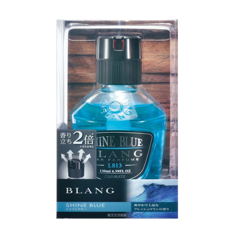 Nước Hoa Ô Tô CARMATE Blang Liquid VF L813 Shine Blue 130ml - Nhập Khẩu Chính Hãng