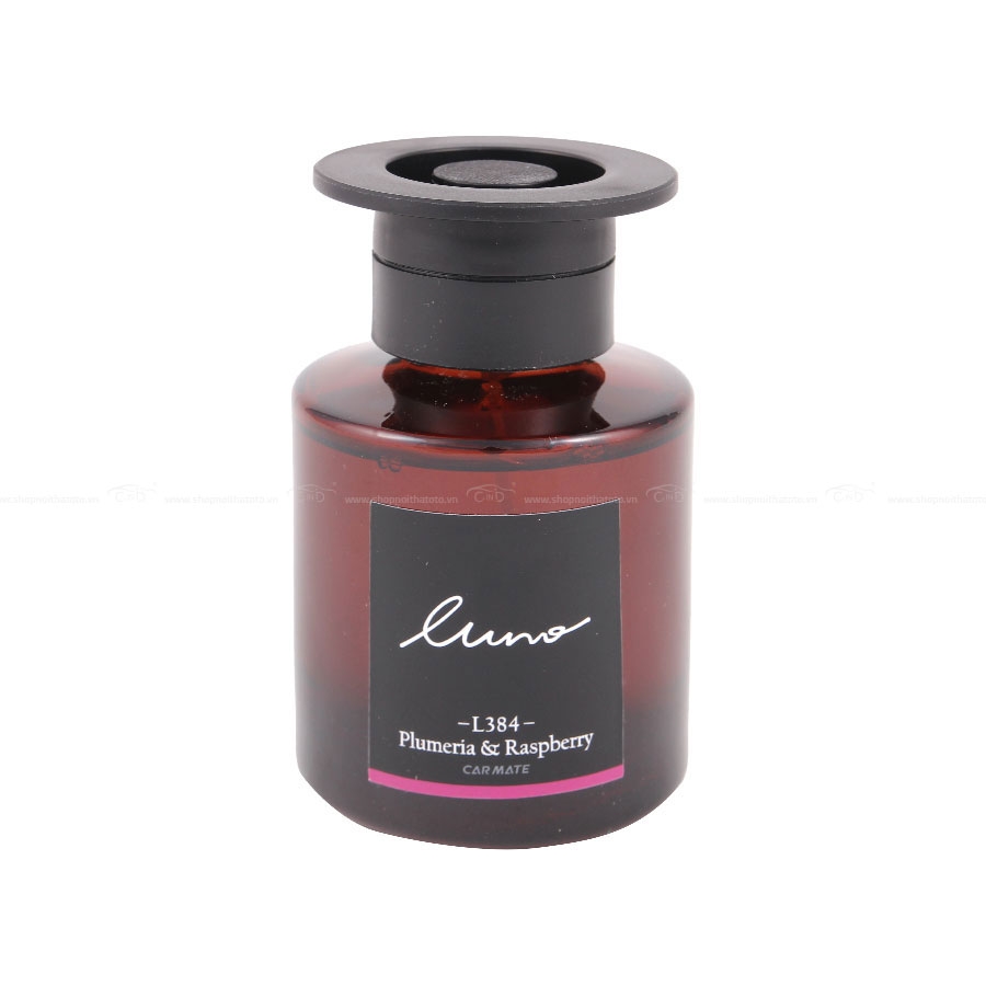 Nước Hoa Ô Tô CARMATE Luno Liquid L384 Plumeria & Raspberry 80ml - Nhập Khẩu Chính Hãng