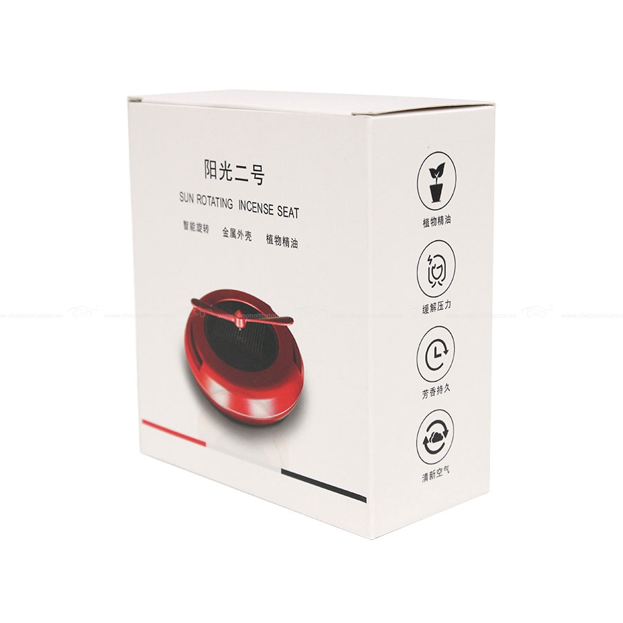 Sáp Thơm Cánh Quạt Năng Lượng Mặt Trời CIND T002 Màu Đỏ 15g - Nhập Khẩu Chính Hãng