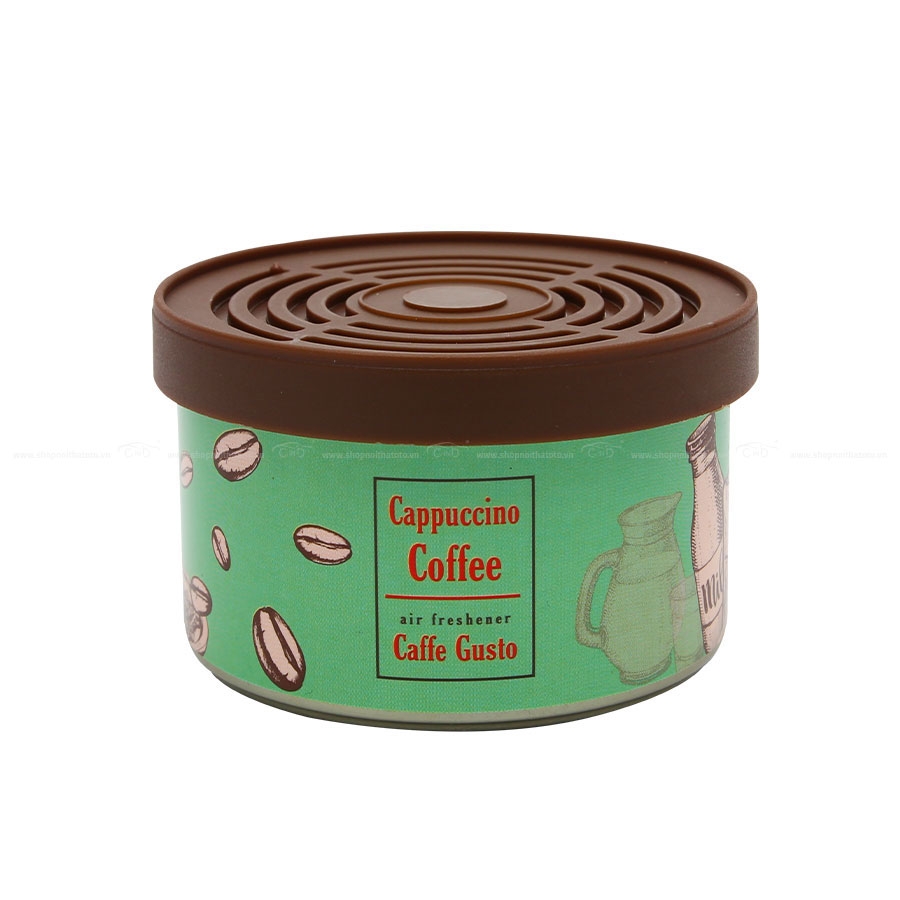 Sáp Thơm Ô Tô AIR-Q Caffe Gusto No242Iv-2 Cà Phê Cappuccino 36g - Nhập Khẩu Chính Hãng