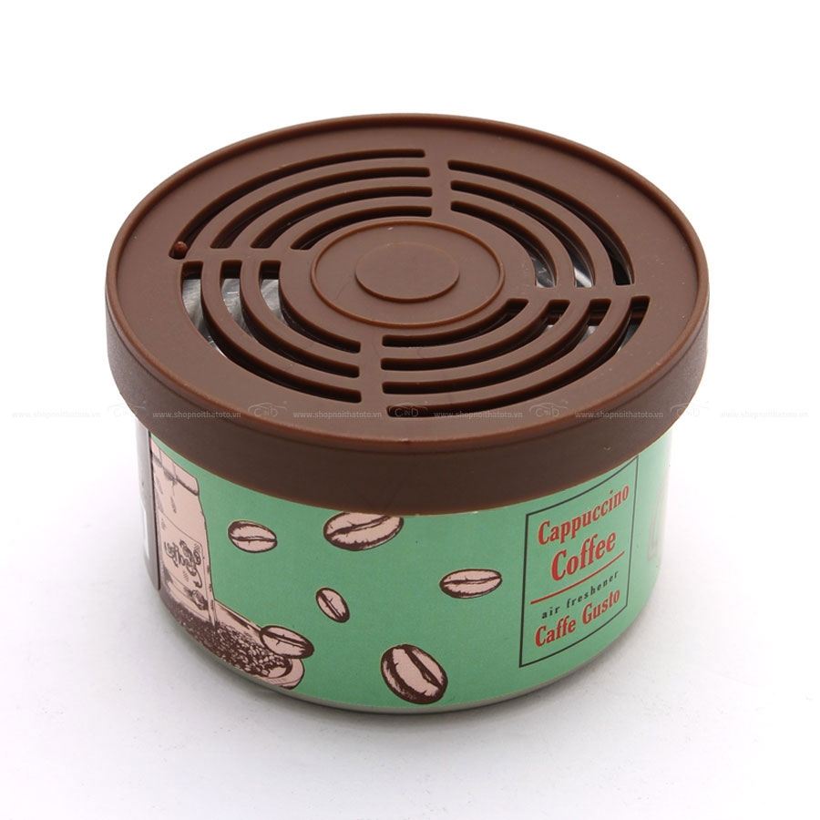 Sáp Thơm Ô Tô AIR-Q Caffe Gusto No242Iv-2 Cà Phê Cappuccino 36g - Nhập Khẩu Chính Hãng